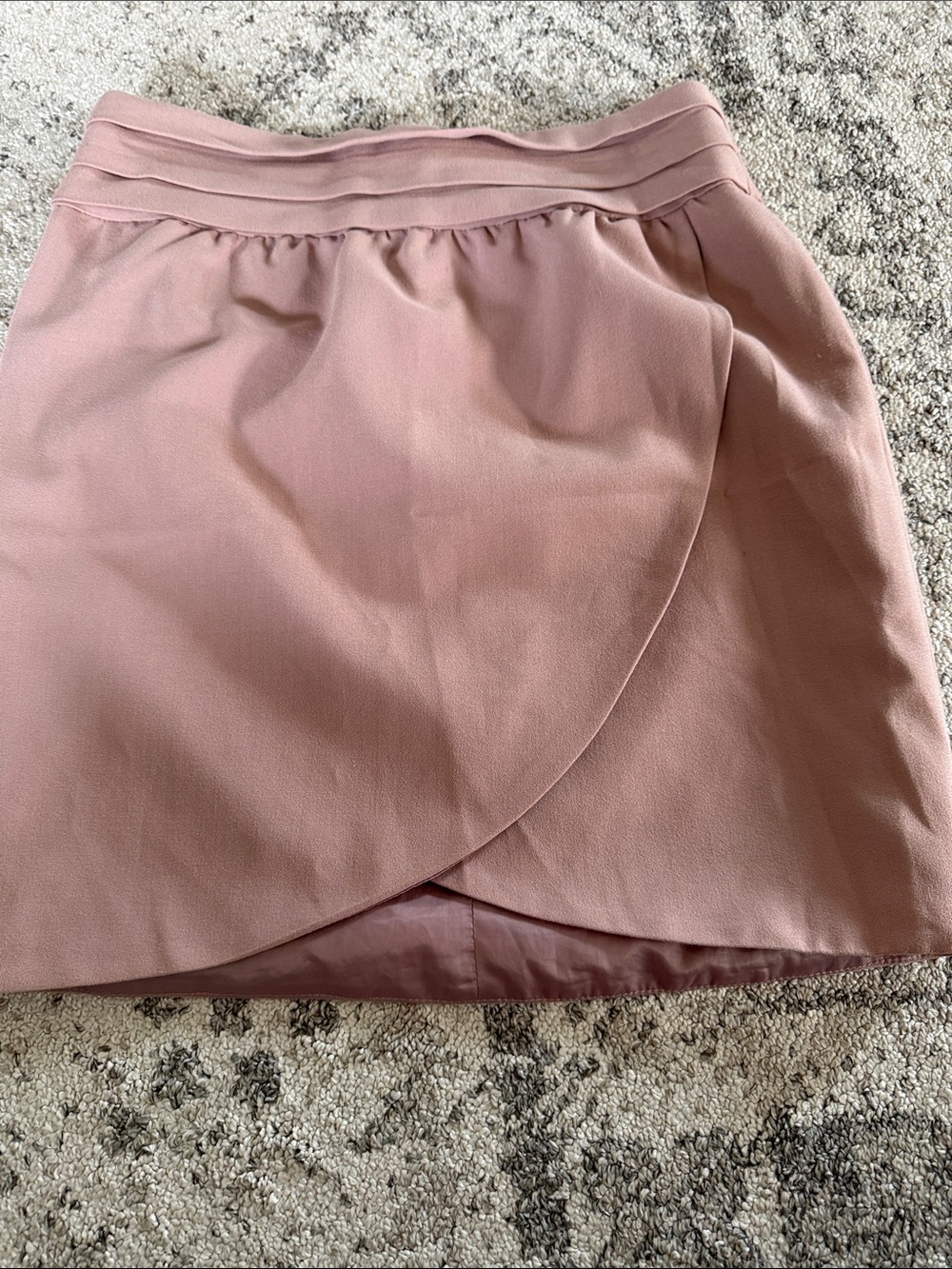 Forever 21 Blush Pink Tulip Mini Skirt